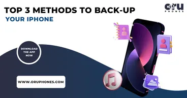 Top 3 Methods to Backup your Iphone
